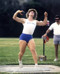 Regina Cavanaugh dominated the women's shot put in the mid 1980's