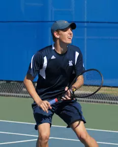 <b>Henrik Munch</b> won both matches on Thursday by straight sets.