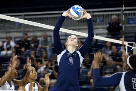 Sara Blasier posted a double-double in the Owls 3-0 loss to Louisville.