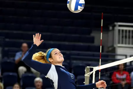 Jillian Humphrey led the Owls with 13 kills vs. Toledo.