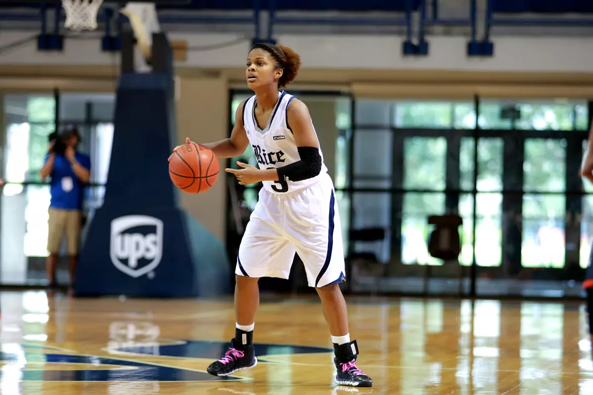 Maya Hawkins notched the first double-double of her career in Friday's win.