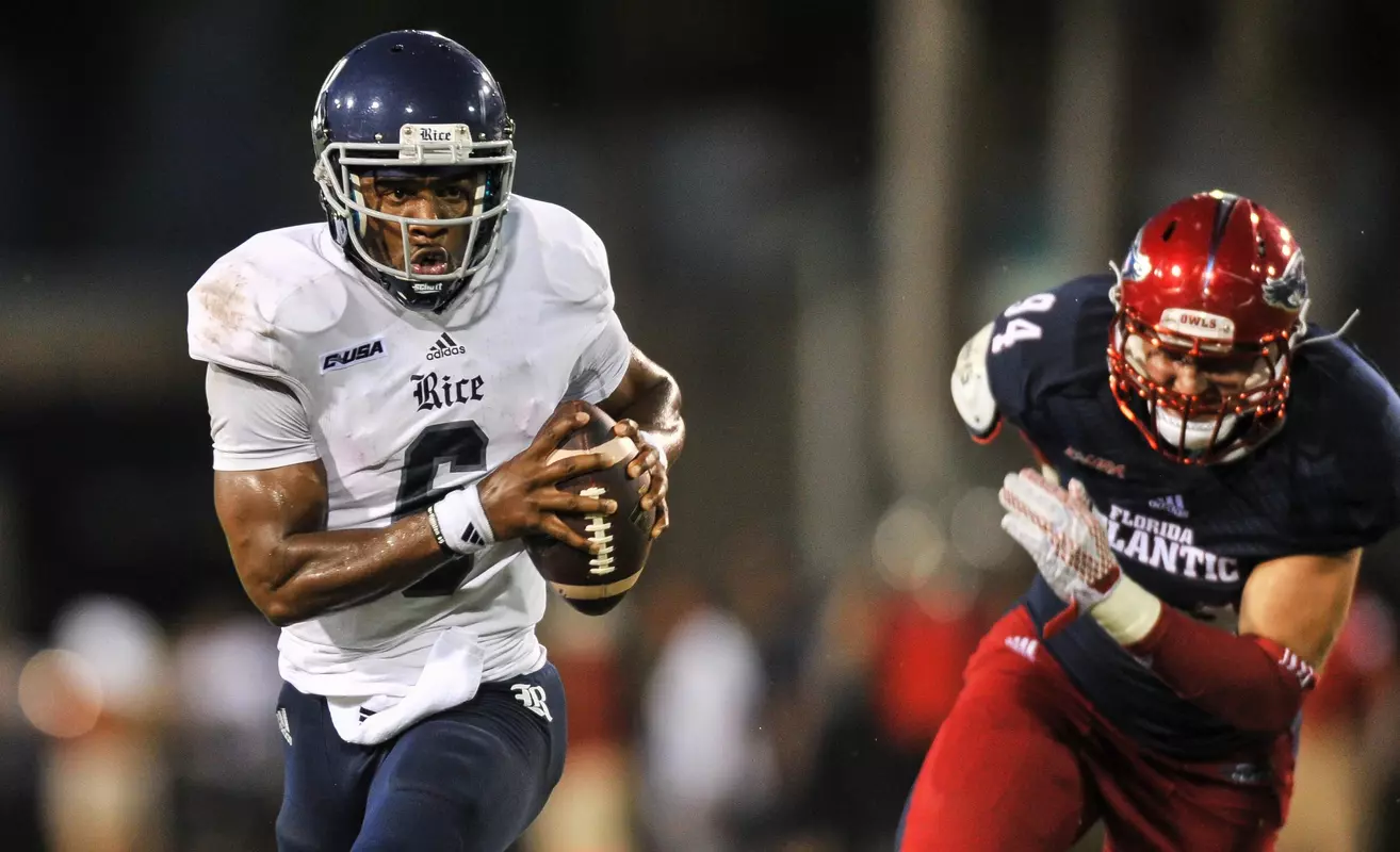 Driphus Jackson led a furious Rice rally to defeat FAU.