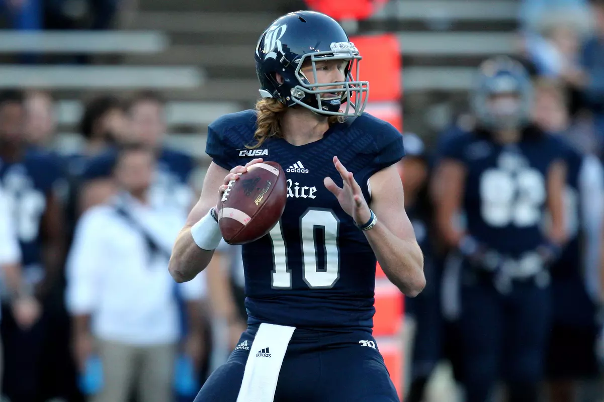 Tyler Stehling connected with Nate German for the Owls score.
