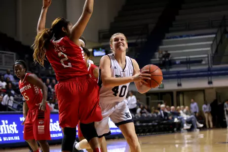 Megan Palmer and the Owls host Loyola Chicago on Monday at 7 p.m.