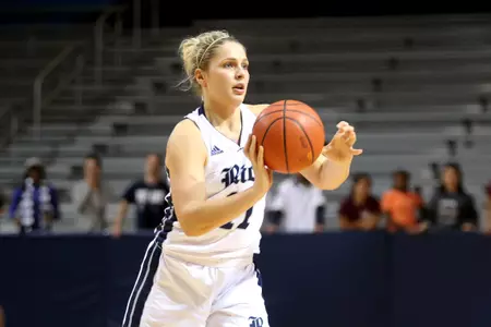 Lexie Ducat and the Owls host Houston on Saturday.