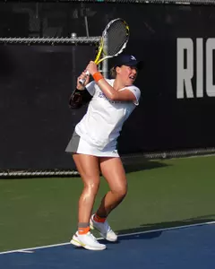 Natalie Beazant won her 100th career singles match on Sunday.