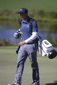 <b>James Lee</b> ranks ninth through 18 holes of competition at the Bayou City Collegiate Championship.