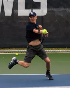 Adam Gustafsson completed an unbeaten weekend with a singles win on Sunday.