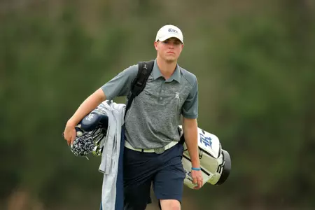 <b>Kevin Reilly</b> knocked five strokes off his first round score on Monday.