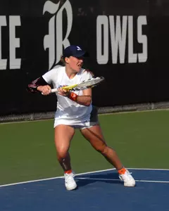 Natalie Beazant moved into sole possession of third on the Rice career win list