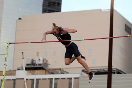 Chris Pillow won the pole vault at Saturday's Victor Lopez Classic.