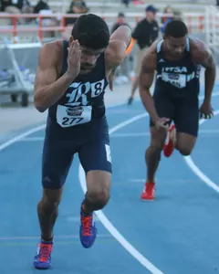 Freshman David Diaz finished third in the 800m prelims Saturday.