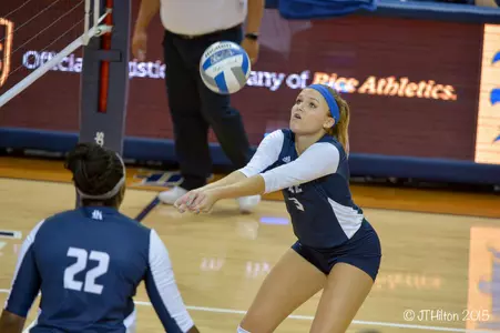 Madison McDaniel's double-double wasn't enough in Rice's 3-1 loss to Texas A&M-Corpus Christi.