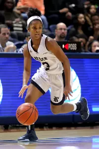 Maya Hawkins was named the ASN Women's Basketball National Player of the Week on Monday.