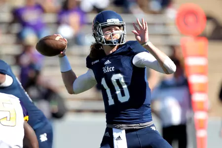 Tyler Stehling joined Tommy Kramer, Chase Clement and Nick Fanuzzi as the only Rice quarterbacks to throw for more than 400 yards in a game.