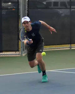 David Warren ran his record in tiebreakers this spring to 6-0 to win his first set.