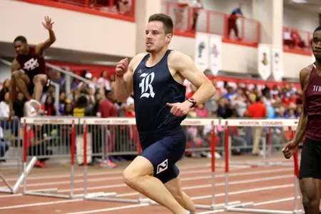 Filip Drozdowski qualified for Sunday's 100m hurdle finals.