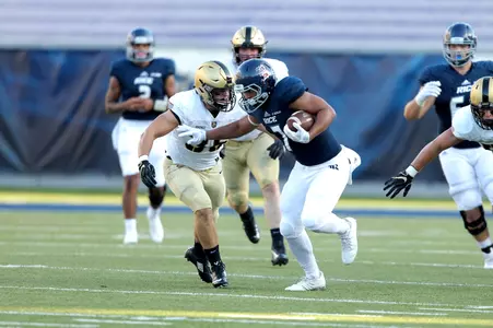 Jordan Myers rushed for 76 yards in his first start at running back.