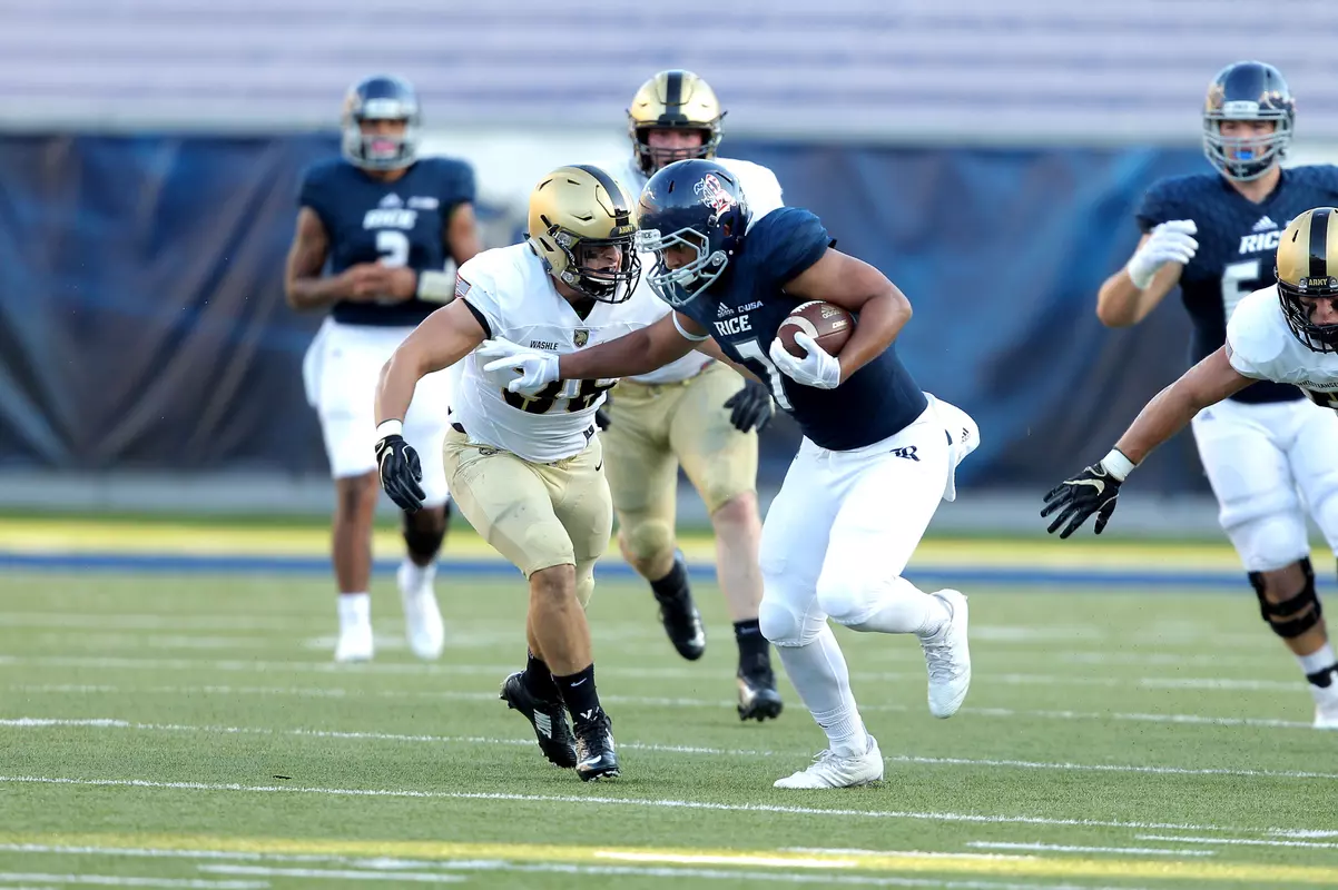 Jordan Myers rushed for 76 yards in his first start at running back.