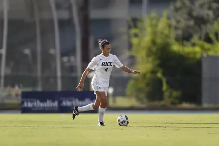 Samantha Chaiken
2017 Rice Soccer
August 20 vs Texas A&M-Corpus Christ