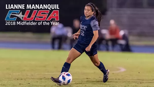 Lianne Mananquil C-USA Midfielder of Year