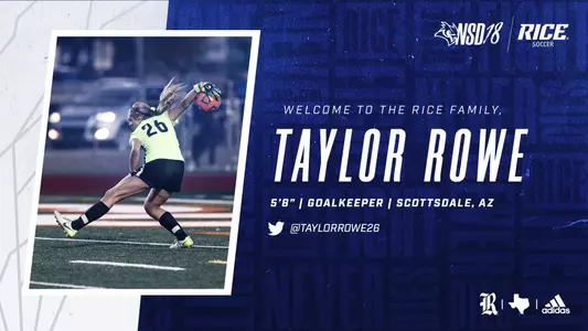 Rowe, Taylor signing graphic