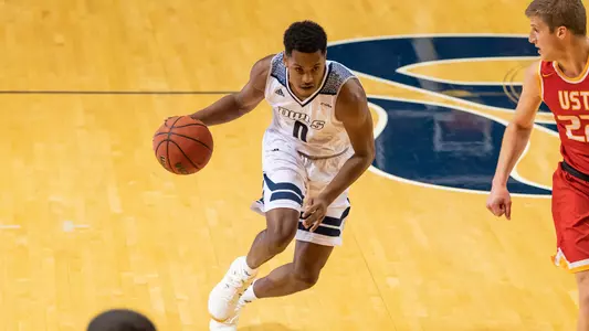 during an exhibition game between the St. Thomas Celts and the Rice Owls on November 1, 2018 at Tudor Fieldhouse in Houston, Texas The Rice Owls beat St Thomas Celts 90-76