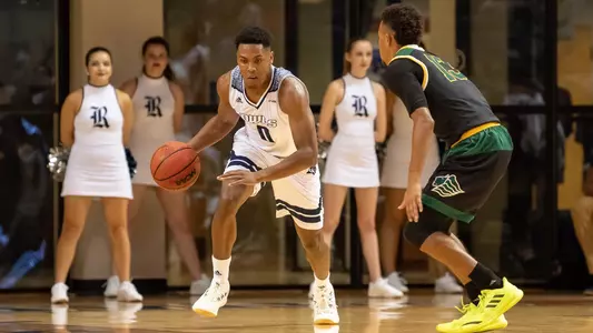 November 6, 2018:   during the season opener  between St.Leo Lions and Rice Owls at Tudor Fieldhouse in Houston, Texas