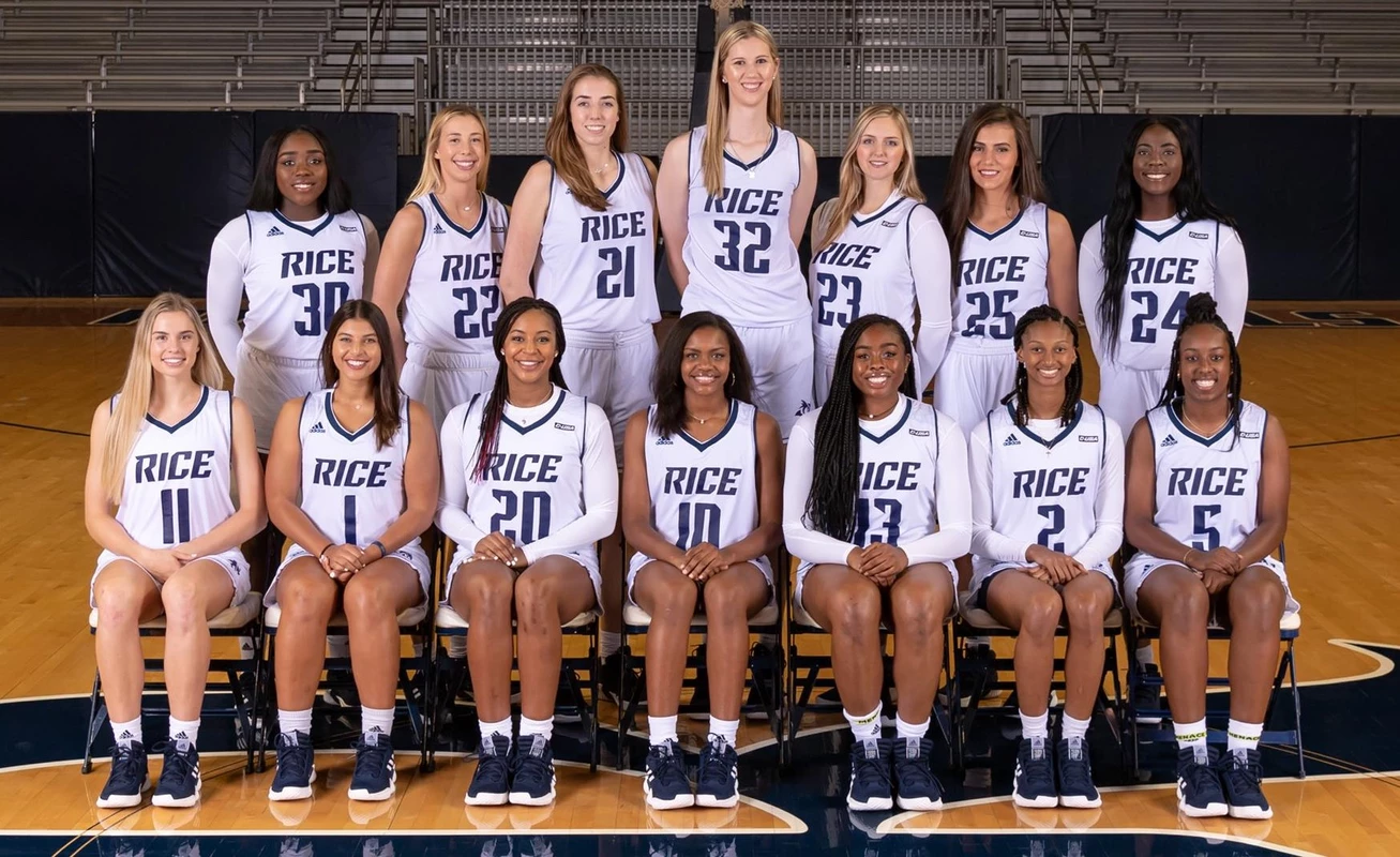 2018-19 Rice Women's Basketball Team