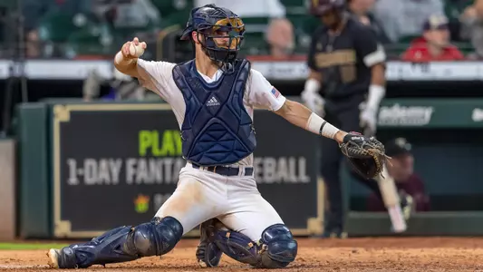 Collins, Justin action at Minute Maid Park