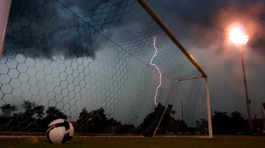 Rice soccer stock lightning