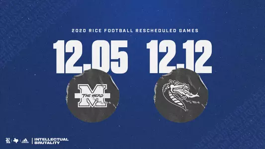 Football Schedule Update-Marshall and UAB