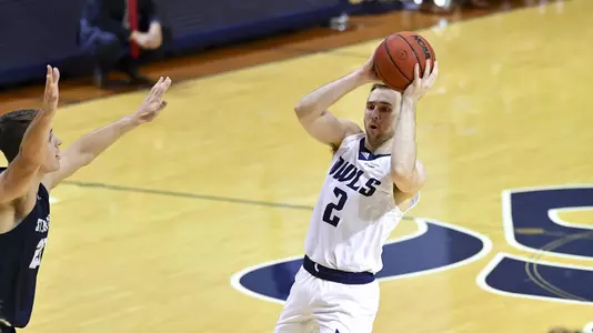 November 04, 2021 : During the exhibition game between the St. Edwards Hilltoppers and the Rice Owls at Tudor Fieldhouse in Houston, Texas. (Mandatory Credit: Maria Lysaker | Rice Athletics)