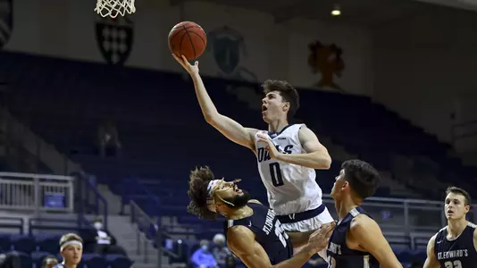November 04, 2021 :   During the exhibition game between the St. Edwards Hilltoppers and the Rice Owls at Tudor Fieldhouse in Houston, Texas.   (Mandatory Credit:  Maria Lysaker | Rice Athletics)