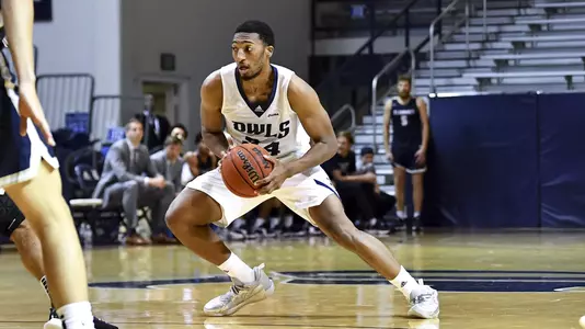November 04, 2021 :   During the exhibition game between the St. Edwards Hilltoppers and the Rice Owls at Tudor Fieldhouse in Houston, Texas.   (Mandatory Credit:  Maria Lysaker | Rice Athletics)