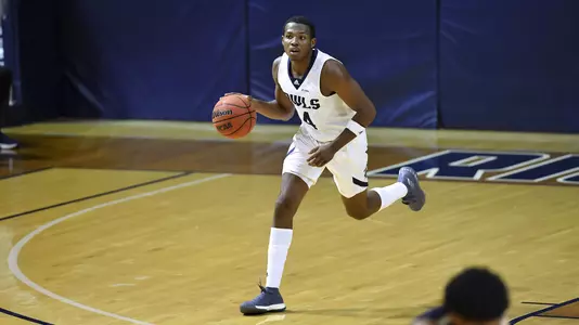 November 04, 2021 :   During the exhibition game between the St. Edwards Hilltoppers and the Rice Owls at Tudor Fieldhouse in Houston, Texas.   (Mandatory Credit:  Maria Lysaker | Rice Athletics)