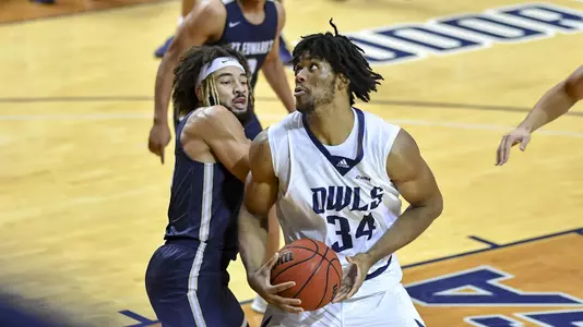 November 04, 2021 :   During the exhibition game between the St. Edwards Hilltoppers and the Rice Owls at Tudor Fieldhouse in Houston, Texas.   (Mandatory Credit:  Maria Lysaker | Rice Athletics)