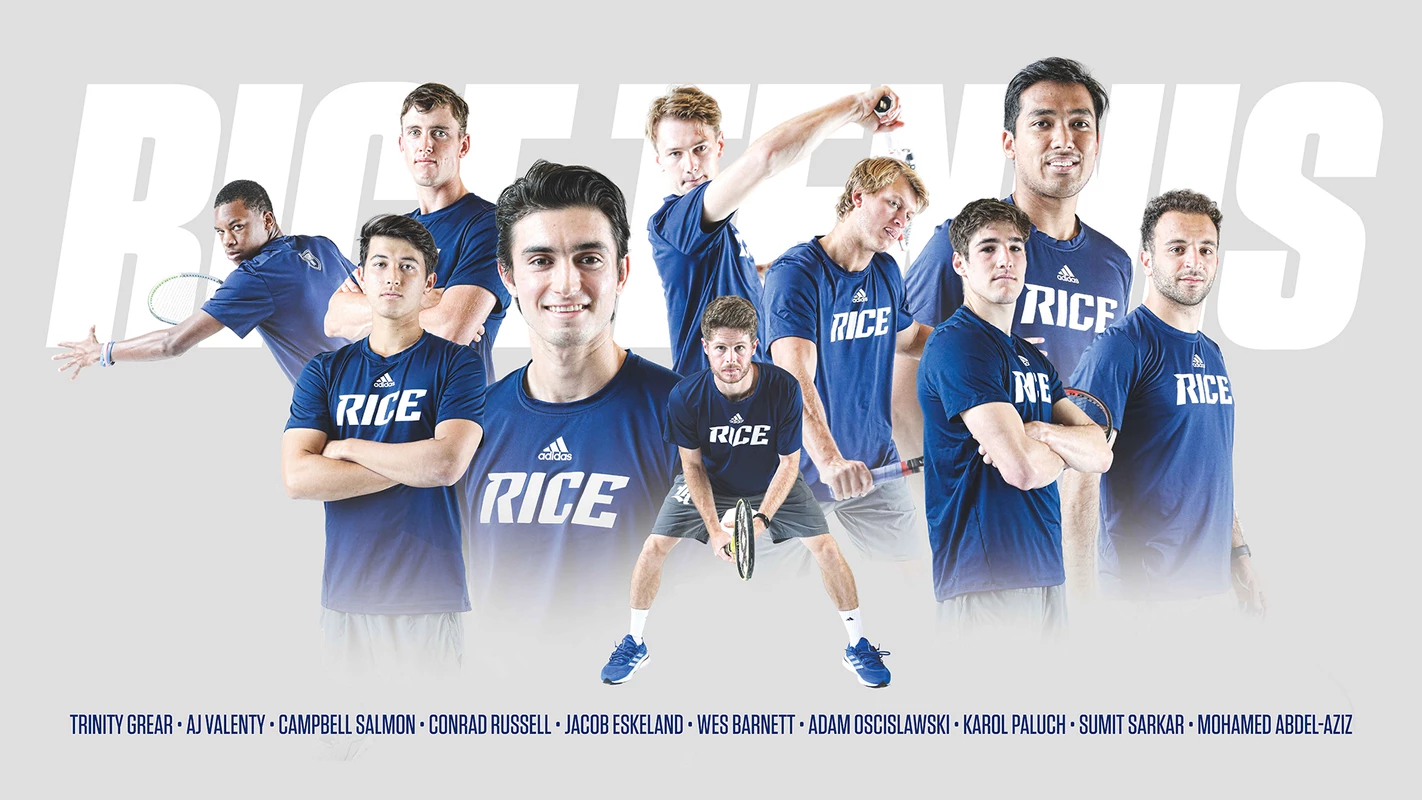 2021 Men's tennis team poster