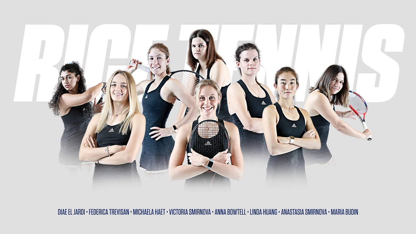 2021 women's tennis team poster