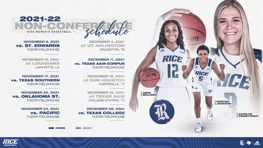 WBB Non-Conference Schedule
