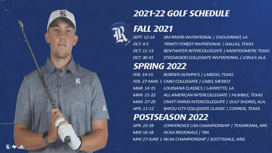 2021-22 Golf Schedule