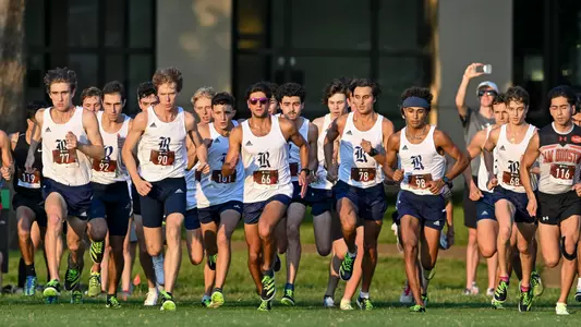 September 09, 2022: The Rice Owls Cross Country team competes in the Rice Invitational meet at Rice University in Houston, Texas. (Mandatory Credit: Maria Lysaker | Rice Athletics)
