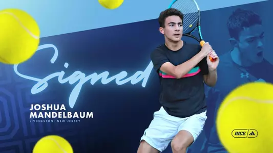 Head men's tennis coach Efe Ustundag has announced the signing of Joshua Mandelbaum for the 2024-25 season.