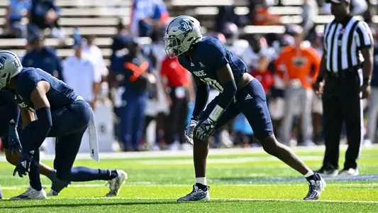 November 25, 2023, Houston, Texas, US: During the game between the FAU Owls and the Rice Owls on Senior Day at Rice Stadium. (Mandatory Credit: Maria Lysaker | Rice Athletics)
