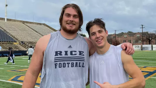 Brant Banks and Luke McCaffrey