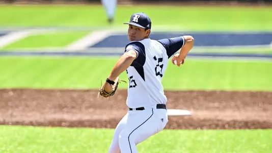 April 16, 2023: The Rice Owls host Charlotte 49er’s for game three of the series at Reckling Park in Houston, Texas.   (Mandatory Credit: Maria Lysaker | Rice Athletics)