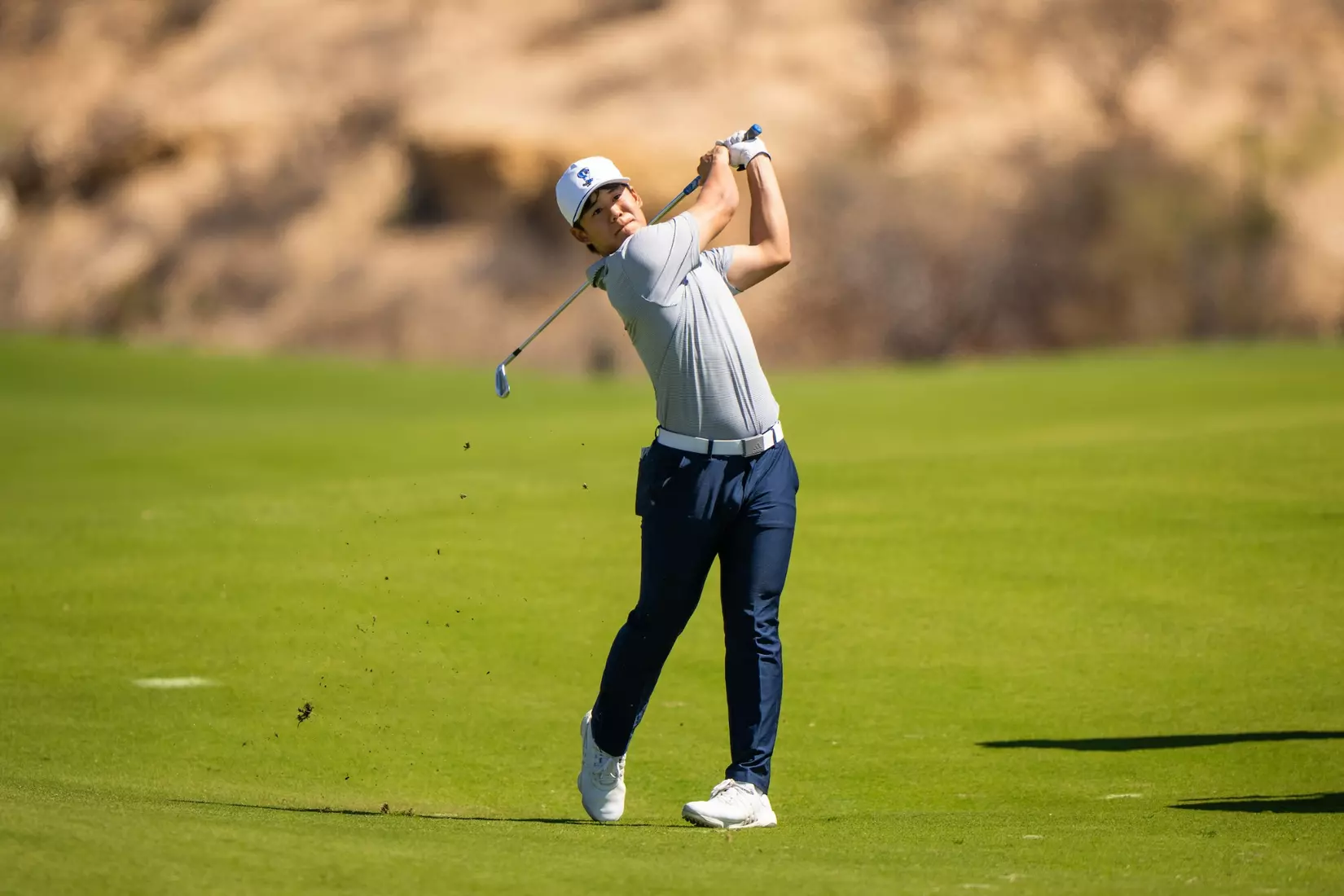 Forrest Park, Rice. 2023 Cabo Collegiate, First Round Twin Dolphin Golf Club, Cabo San Lucas, Mexico, March 5 2023. Photograph ©2023 Darren Carroll