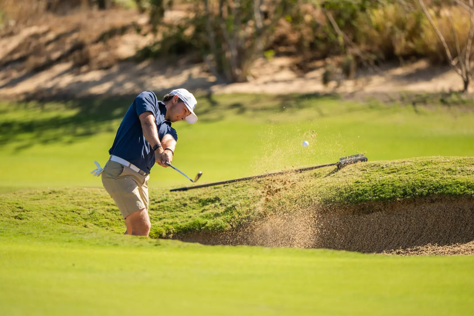 Lukas Boandl, Rice. 2023 Cabo Collegiate, Second Round. Twin Dolphin Golf Club, Cabo San Lucas, Mexico, March 6 2023. Photograph ©2023 Darren Carroll