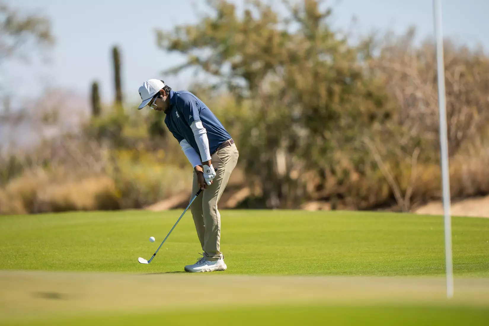 Raghav Chugh, Rice. 2023 Cabo Collegiate, Second Round. Twin Dolphin Golf Club, Cabo San Lucas, Mexico, March 6 2023. Photograph ©2023 Darren Carroll