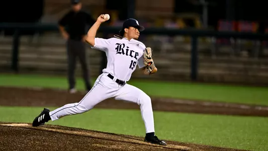 May 9, 2023: The Rice Owls host University of Incarnate Word Cardinals at Reckling Park in Houston, Texas.   (Mandatory Credit: Maria Lysaker | Rice Athletics)